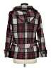 Unbranded Plaid Gray Wool Coat Size M - photo 2
