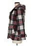 Unbranded Plaid Gray Wool Coat Size M - photo 5