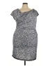 M.S.S.P. Gray Casual Dress Size 3X - photo 1
