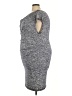 M.S.S.P. Gray Casual Dress Size 3X - photo 5