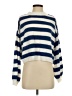 Shein 100% Acrylic Stripes Blue Pullover Sweater Size S - photo 1