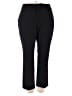 Catherines Solid Black Dress Pants Size 18 - photo 1