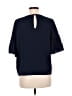 Evereve 100% Polyester Blue Short Sleeve Top Size M - photo 2