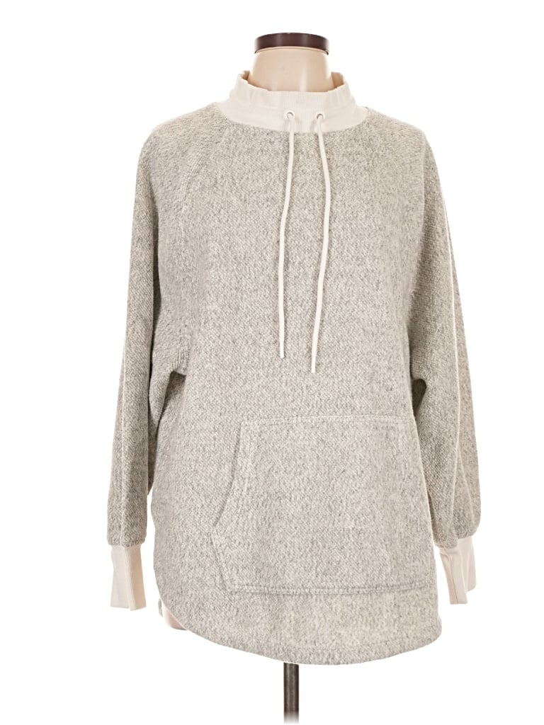 Pre-owned Lou & Grey Pullover Sweater In Gray