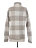 Tahari Checkered-gingham Gray Turtleneck Sweater Size S - photo 2