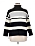 Talbots Stripes Black Turtleneck Sweater Size XL Petite - photo 1