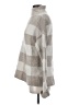 Tahari Checkered-gingham Gray Turtleneck Sweater Size S - photo 5