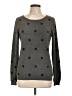 Absolutely Creative Worldwide Polka Dots Gray Pullover Sweater Size L - photo 1