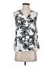 Vince Camuto 100% Polyester White Silver Sleeveless Blouse Size XS (petite) - photo 1
