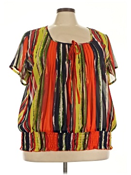 Ashley Stewart Short Sleeve Blouse
