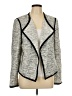Ann Taylor Chevron-herringbone Gray Blazer Size L - photo 1