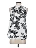 Vince Camuto 100% Polyester White Silver Sleeveless Blouse Size XS (petite) - photo 2