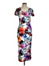 Love Print Gray Casual Dress Size M - photo 1