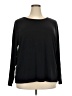 Talbots 100% Pima Cotton Black Long Sleeve Top Size 3X - photo 1