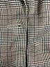 Zeagoo 100% Polyester Plaid Gray Brown Blazer Size L - photo 4