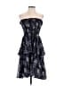 Elliatt 100% Polyester Paisley Blue Cocktail Dress Size S - photo 1