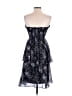Elliatt 100% Polyester Paisley Blue Cocktail Dress Size S - photo 2