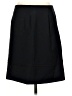 Brooks Brothers 100% Polyester Solid Black Formal Skirt Size 4 - photo 2