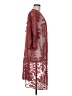 David & Young 100% Polyester Burgundy Kimono Size M (estimated) - photo 4