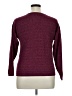 Assorted Brands 100% Acrylic Tweed Burgundy Pullover Sweater Size XL (estimated) - photo 2