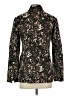 Ted Baker London 100% Cotton Print Black Jacket Size 2 (0) - photo 2