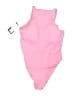 Fabletics Solid Pink One Piece Swimsuit Size L - photo 2