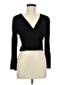 Sybilla Basic Black Long Sleeve Top Size M - photo 1