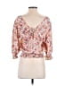Nine Britton 100% Polyester Ivory 3/4 Sleeve Blouse Size S - photo 2