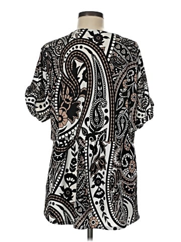 Beautiful by Lawrence Zarian Short Sleeve Blouse (view 2)