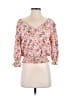 Nine Britton 100% Polyester Ivory 3/4 Sleeve Blouse Size S - photo 1