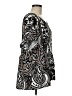 Beautiful by Lawrence Zarian Silver Short Sleeve Blouse Size M - photo 4
