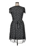 MSK 100% Polyester Print Black Casual Dress Size 14 - photo 1