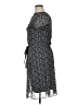 MSK 100% Polyester Print Black Casual Dress Size 14 - photo 5