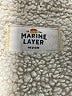 Marine Layer 100% Polyester Ivory Faux Fur Jacket Size M - photo 6