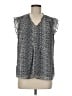 Daniel Rainn 100% Polyester Gray Sleeveless Blouse Size M - photo 1