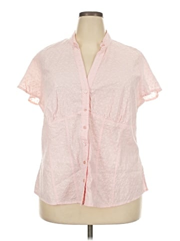 a.n.a. A New Approach Short Sleeve Blouse (view 1)