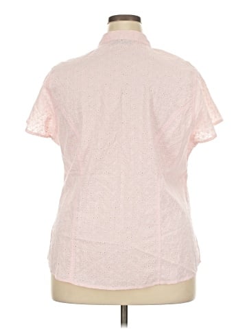 a.n.a. A New Approach Short Sleeve Blouse (view 2)