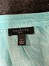 Talbots 100% Linen Teal Short Sleeve Blouse Size Lg Petite - photo 7