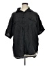 pura seta Black 3/4 Sleeve Button-Down Shirt Size XL - photo 1