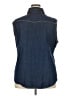 Seven7 100% Cotton Blue Denim Vest Size 18 - photo 2