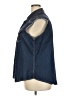 Seven7 100% Cotton Blue Denim Vest Size 18 - photo 5