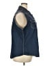 Seven7 100% Cotton Blue Denim Vest Size 18 - photo 4