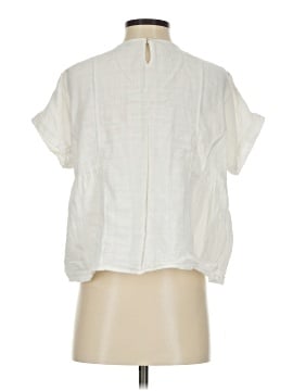 Madewell Cuffed-Sleeve Shirred Top (view 2)