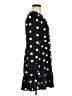 Zara 100% Viscose Polka Dots Black Casual Dress Size M - photo 4