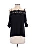 Unbranded Black 3/4 Sleeve Blouse Size S - photo 1