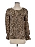 Unbranded 100% Polyester Brown Long Sleeve Blouse Size S - photo 1