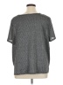 Studio 1886 Metallic Gray Short Sleeve Top Size 3X - photo 2