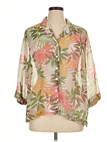 Cathy Daniels 3/4 Sleeve Blouse (view 1)