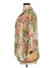 Cathy Daniels 100% Polyester Tropical Tan 3/4 Sleeve Blouse Size XL - photo 5