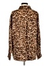 Sofia by Sofia Vergara 100% Polyester Animal Print Brown Long Sleeve Blouse Size M - photo 2